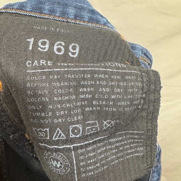 1969 Jeans Womens Size 10 Blue Legging Low Rise Skinny - Picture 3 of 10